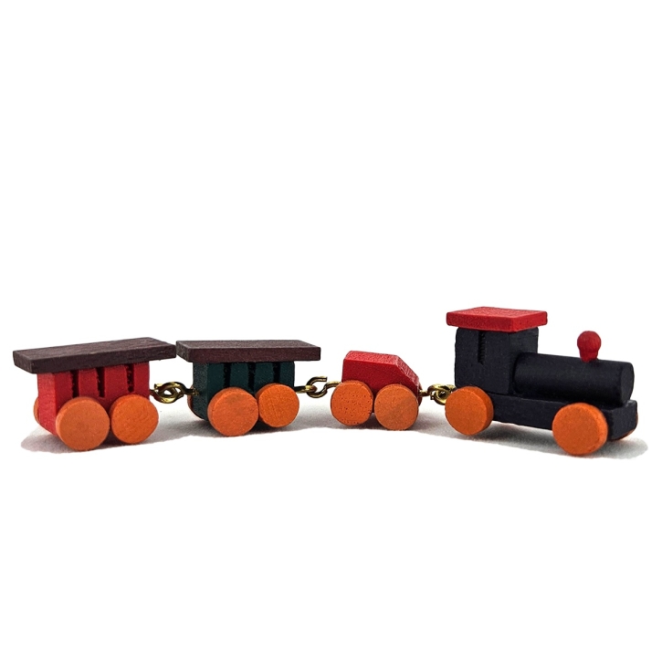 Wooden toy train